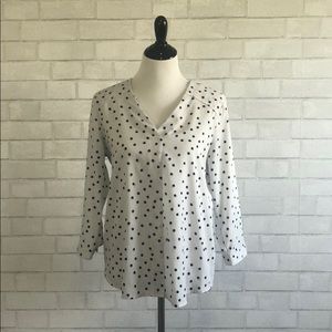 Polka dot blouse
